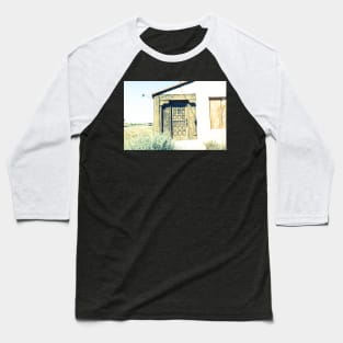 Old building Route 66 Baseball T-Shirt